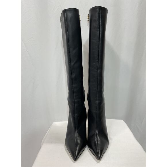 Schutz 'Filipa' Black Leather Boot Size 7 - Picture 2 of 6